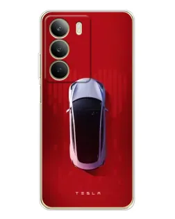 Чехол для Realme C71 с картинкой «Tesla Top View» Чехол для Realme C71 с картинкой «Tesla Top View»