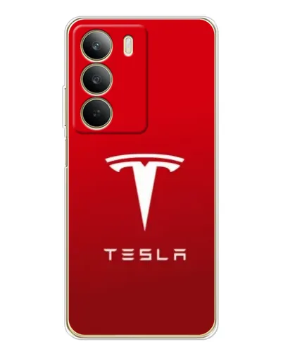 Чехол для Realme C71 с картинкой «Tesla Red Classic»