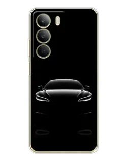 Чехол для Realme C71 с картинкой «Силуэт Tesla Night» Чехол для Realme C71 с картинкой «Силуэт Tesla Night»