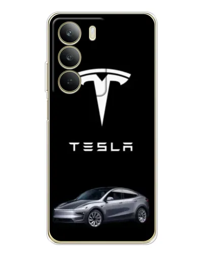 Чехол для Realme C71 с картинкой «Tesla Model Y»