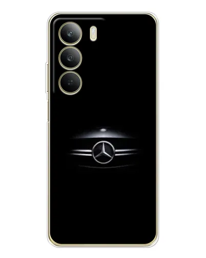 Чехол для Realme C71 с картинкой «Mercedes — абстрактные линии»