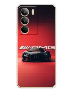 Чехол для Realme C71 с картинкой «Mercedes AMG — красная линия»