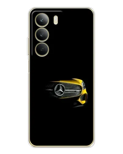 Чехол для Realme C71 с картинкой «Mercedes — ретро стиль»