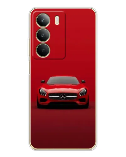 Чехол для Realme C71 с картинкой «Красный Mercedes AMG»