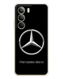 Чехол для Realme C71 с картинкой «Mercedes Silver Logo»