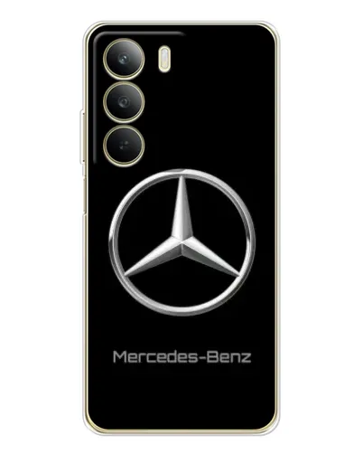 Чехол для Realme C71 с картинкой «Mercedes Silver Logo»