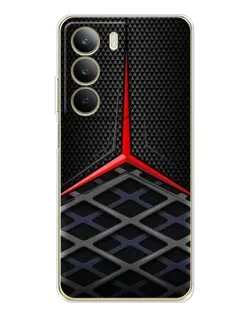 Чехол для Realme C71 с картинкой «Mercedes Carbon Grid»