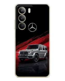 Чехол для Realme C71 с картинкой «Mercedes G-Class красный»
