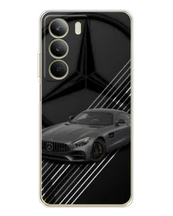 Чехол для Realme C71 с картинкой «Mercedes AMG — графика»