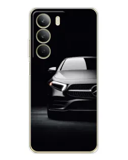 Чехол для Realme C71 с картинкой «Свет фар Mercedes»