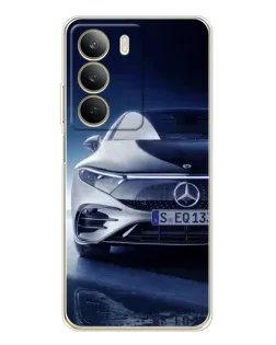Чехол для Realme C71 с картинкой «Mercedes EQ — будущее»
