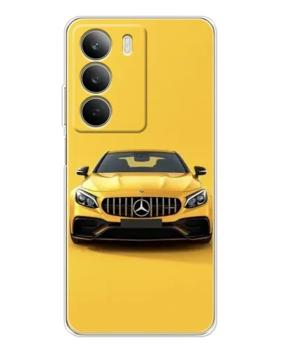 Чехол для Realme C71 с картинкой «Желтый Mercedes GT»
