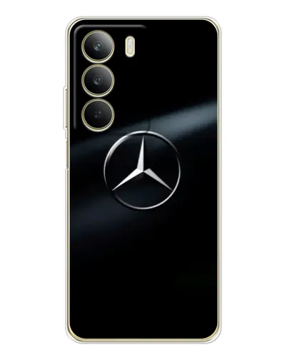 Чехол для Realme C71 с картинкой «Mercedes на металле» Чехол для Realme C71 с картинкой «Mercedes на металле»