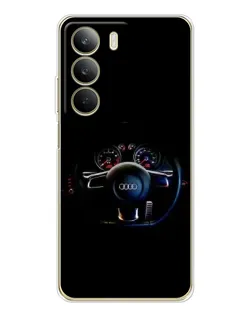 Чехол для Realme C71 с картинкой «Салон Audi — руль» Чехол для Realme C71 с картинкой «Салон Audi — руль»