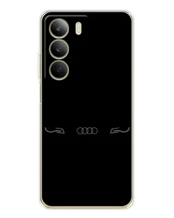 Чехол для Realme C71 с картинкой «Audi — световой подпись» Чехол для Realme C71 с картинкой «Audi — световой подпись»