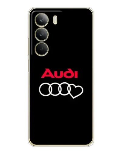 Чехол для Realme C71 с картинкой «Логотип Audi Heart»