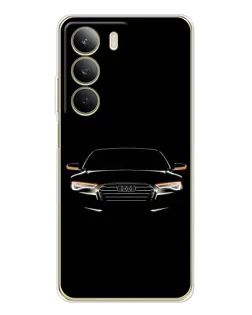 Чехол для Realme C71 с картинкой «Audi — ночной контур»