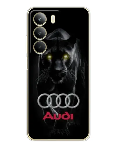 Чехол для Realme C71 с картинкой «Пантера и Audi»