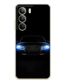 Чехол для Realme C71 с картинкой «Audi в неоне»