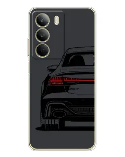 Чехол для Realme C71 с картинкой «Задняя часть Audi — арт»