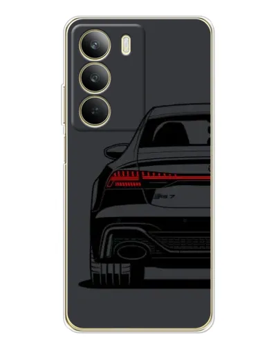 Чехол для Realme C71 с картинкой «Задняя часть Audi — арт»
