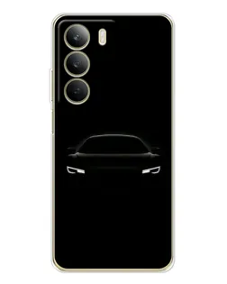 Чехол для Realme C71 с картинкой «Взгляд Audi в темноте»