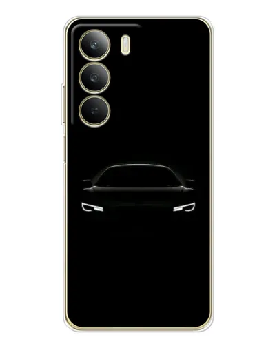 Чехол для Realme C71 с картинкой «Взгляд Audi в темноте»