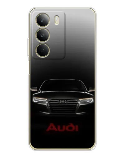 Чехол для Realme C71 с картинкой «Audi — градиентный контур»