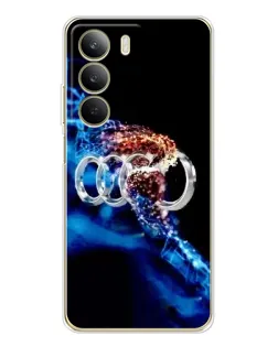 Чехол для Realme C71 с картинкой «Энергия лого Audi»