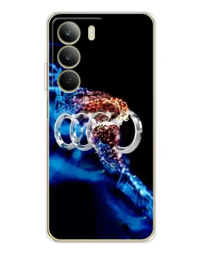 Чехол для Realme C71 с картинкой «Энергия лого Audi»