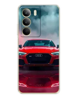 Чехол для Realme C71 с картинкой «Audi RS — красный стиль»