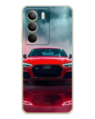 Чехол для Realme C71 с картинкой «Audi RS — красный стиль»