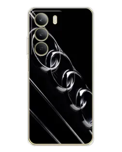 Чехол для Realme C71 с картинкой «Audi — абстрактные кольца»