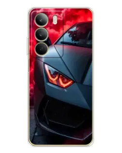 Чехол для Realme C71 с картинкой «Lamborghini красное сияние» Чехол для Realme C71 с картинкой «Lamborghini красное сияние»