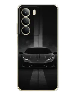 Чехол для Realme C71 с картинкой «Lamborghini симметрия дорог»