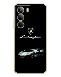 Чехол для Realme C71 с картинкой «Логотип Lamborghini классика»