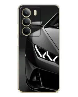 Чехол для Realme C71 с картинкой «Lamborghini фары детализация»
