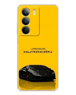 Чехол для Realme C71 с картинкой «Lamborghini Huracan черный»