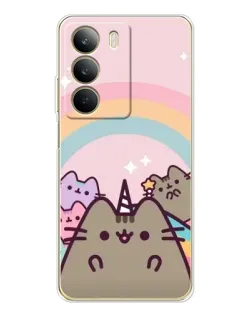 Чехол для Realme C71 с картинкой «Единорог Pusheen»