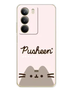 Чехол для Realme C71 с картинкой «Pusheen логотип»