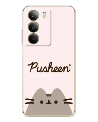 Чехол для Realme C71 с картинкой «Pusheen логотип» Чехол для Realme C71 с картинкой «Pusheen логотип»