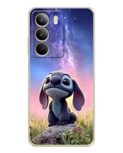 Чехол для Realme C71 с картинкой «Стич на рассвете»