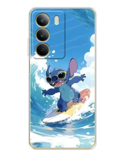 Чехол для Realme C71 с картинкой «Стич на волне»
