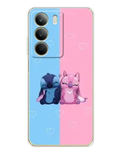 Чехол для Realme C71 с картинкой «Stitch и Angel Love» Чехол для Realme C71 с картинкой «Stitch и Angel Love»