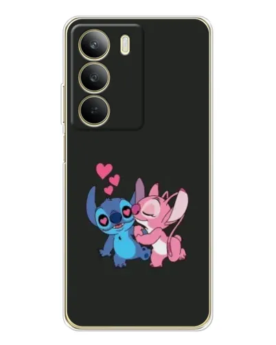Чехол для Realme C71 с картинкой «Анжел целует Стича»