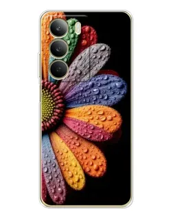 Чохол для Realme C71 з картинкою «Райдужна квітка»
