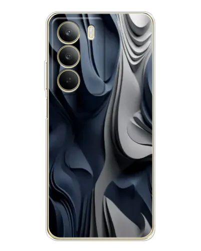 Чохол для Realme C71 з картинкою «Об'ємні сині складки» Чохол для Realme C71 з картинкою «Об'ємні сині складки»