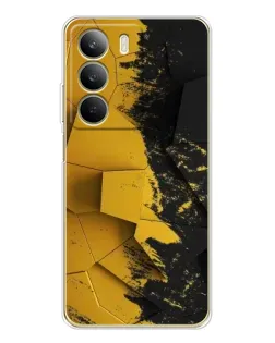 Чохол для Realme C71 з картинкою «Золоті уламки геометрії»