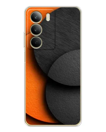 Чохол для Realme C71 з картинкою «Геометрія помаранчевих кіл» Чохол для Realme C71 з картинкою «Геометрія помаранчевих кіл»
