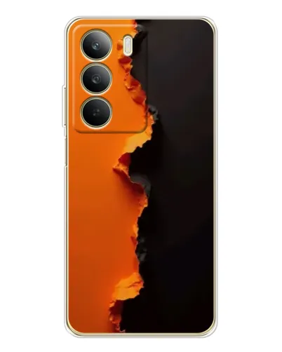 Чохол для Realme C71 з картинкою «Помаранчевий розлом» Чохол для Realme C71 з картинкою «Помаранчевий розлом»
